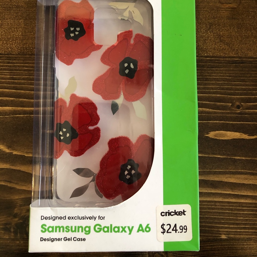 Cricket designer Gel Case for Samsung Galaxy A6